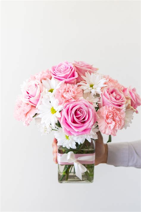 Pinkn Pretty Bouquet At From You Flowers Pink Rose Bouquet Flowers