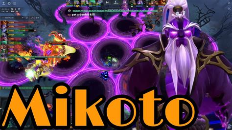 Mikoto Void Spirit Mid Epic Kills Dota2gameplay Dota2 Youtube