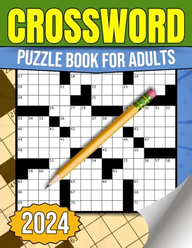 2024 Crossword Puzzle Book For Adults Crossword Puzzle Books For