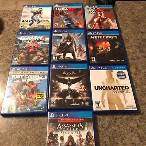 10 Ps4 Games Selling All For 90 Or Individual Prices Listed Below For