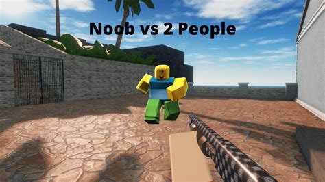 A Noob Does A 1v2 In Arsenal Roblox Youtube