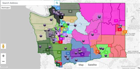 Proposed Congressional Legislative District Maps For Washington Open