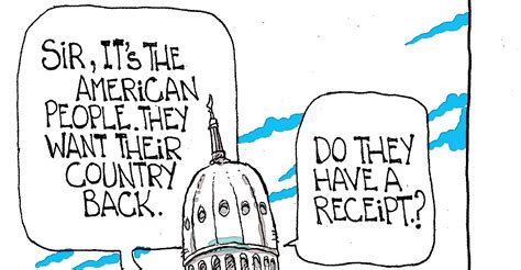 Plus the acoe has to survey and give the ok with their backlog most of this sh*t will crumble before it gets fixed. Cartoon: Our American Receipt