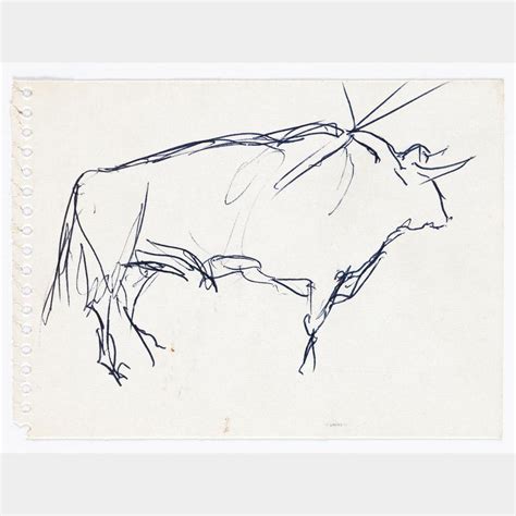 Elaine De Kooning Bull Swann Galleries App