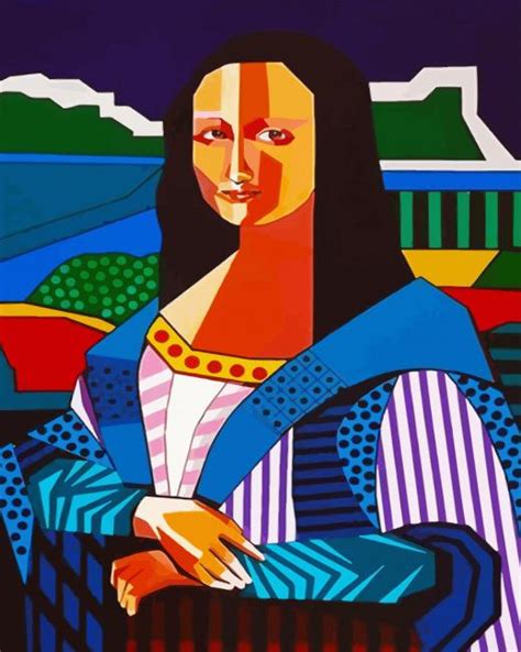 Mona Lisa Cubism Paint By Number Paint By Numbers For Sale