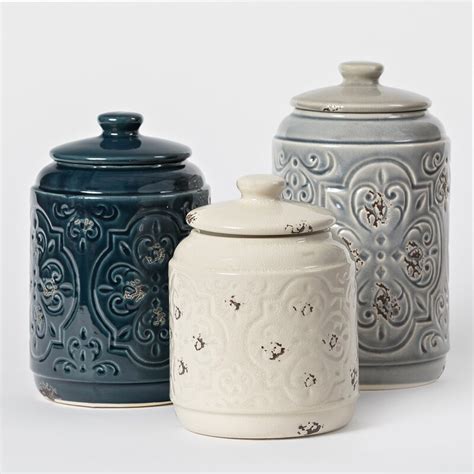 Canister Sets For Kitchen Ceramic Kitchen Ceramic Canisters Tuscany