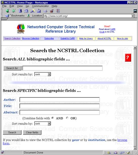 The D Lib Test Suite Testbeds For Digital Libraries Research Cornell
