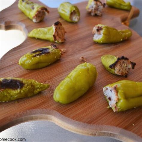 Vegan Stuffed Pepperoncini Peppers The Healthy Home Cook