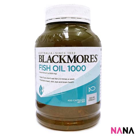 In the video this time i want a review of blackmores odorless fish oil 1000. Blackmores Fish Oil 1000mg 400 Capsules New Packaging แบ ...