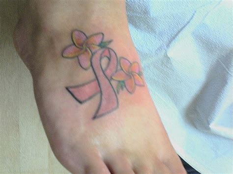 Breast cancer tattoos with flowers. Tattoo Ideas: Breast Cancer Pink Awareness Ribbons | TatRing