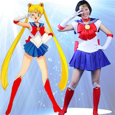 New High Quality Anime Pretty Soldier Sailor Moon Cosplay Costume Dress