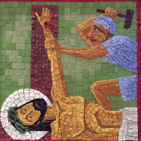 The Eleventh Station Jesus Is Nailed To The Cross Cranleigh And