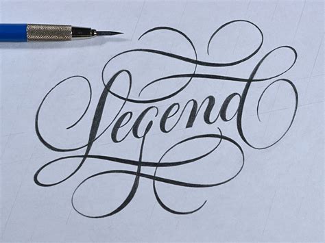 Legend By Ryan Hamrick Hand Lettering Inspiration Creative Lettering