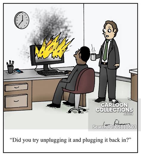 Pin By Cartoonstock On Tech Support And Technical Difficulties Cartoons Tech Humor Funny