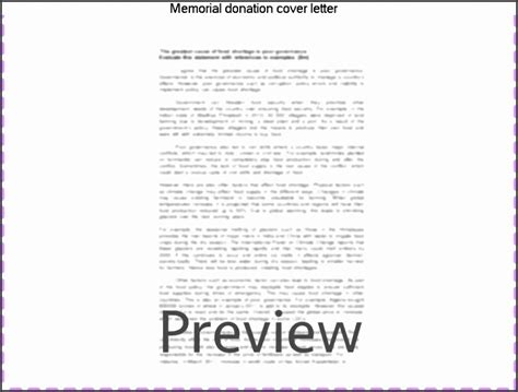 All items on our website are available for you to email or print at home at no charge. 5 Memorial Donation Letter Template - SampleTemplatess ...