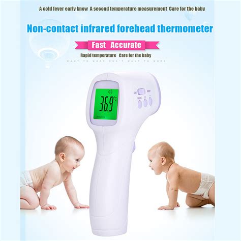 Pc868 Multi Purpose Infrared Babies Thermometer Non Contact Lcd Digital