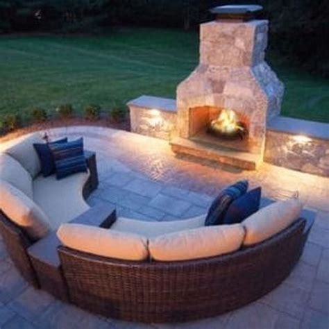 40 Rustic Outdoor Fireplace Design Ideas To Try Asap Outdoor