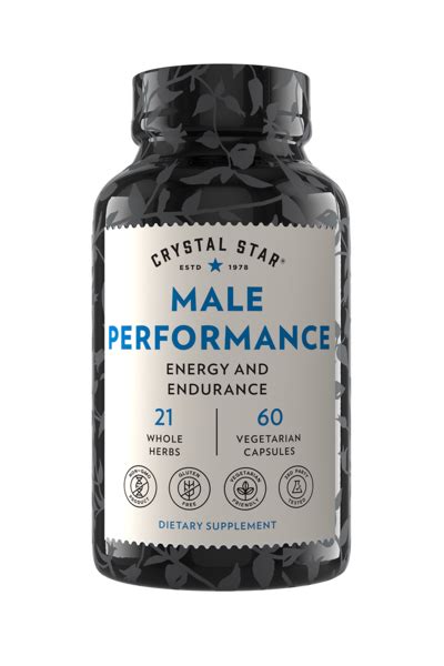 Male Performance Energy And Endurance Dietary Supplement Vegetarian