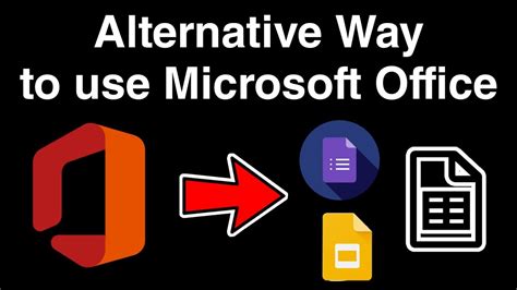 Best Free Microsoft Office Alternative App Alternative Way To Use
