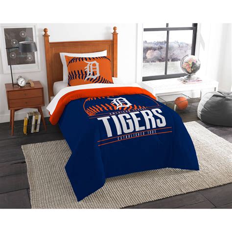 MLB Detroit Tigers Grand Slam Bedding Comforter Set Walmart Com