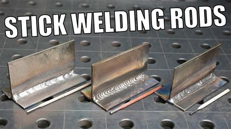 Stick Welding Electrodes Compared Vs Vs Youtube