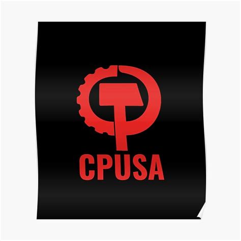 Cpusa Communist Party Of The Usa Logo Poster For Sale By Artfay