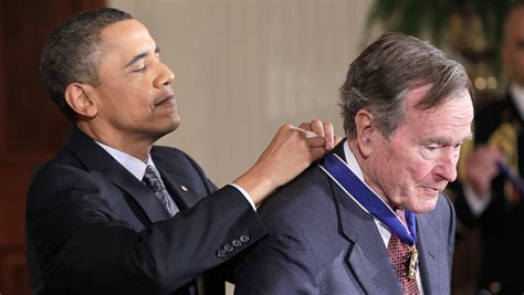 Obamas Day Honoring George Hw Bush