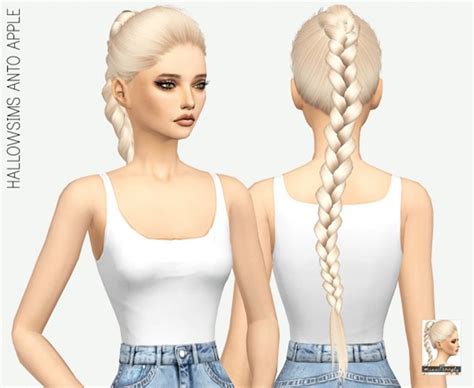 The Sims 4 Braid Hair Gasmhongkong