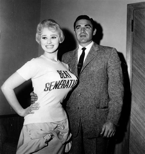 British Glamour Model Sabrina And American Actor Steve Cochran In A