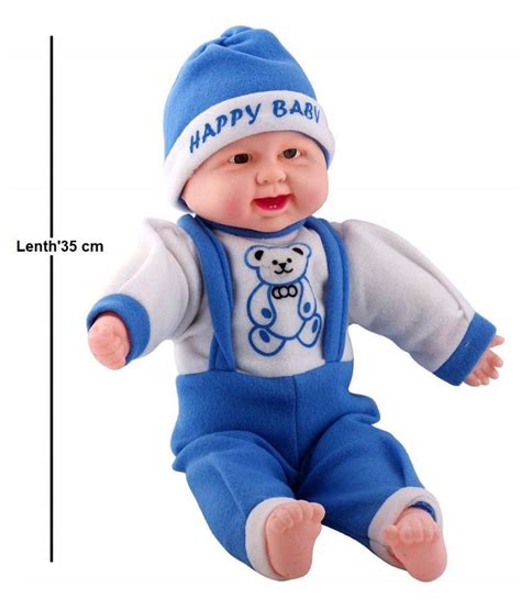 Baby Musical And Laughing Boy Doll Touch Sensors Small Multicolor
