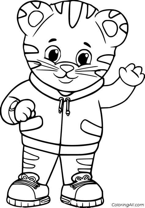 Daniel Tiger Coloring Pages Coloringall
