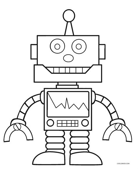 In this drawing tutorial for kids, we'll teach you how to draw a simple robot. Free Printable Robot Coloring Pages For Kids