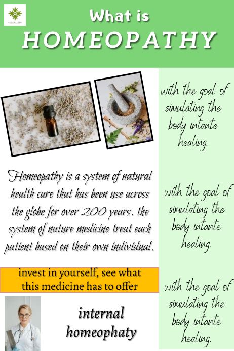 Homeopthy Template Postermywall
