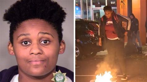 Kgw News On Twitter Woman 19 Arrested For Starting Fire During Portland Protest Police Say