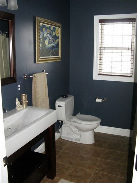 It is available in various sizes and the bathroom vanity for sale include oval, round, square, & rectangle shaped sinks. Hale Navy Bathroom in 2020 | Blue bathroom, Blue bathroom ...