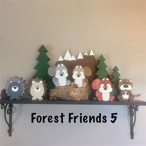 Our adorable chunky wooden Forest Friends 5 are perfect for a nursery or childs room. Wouldnt 