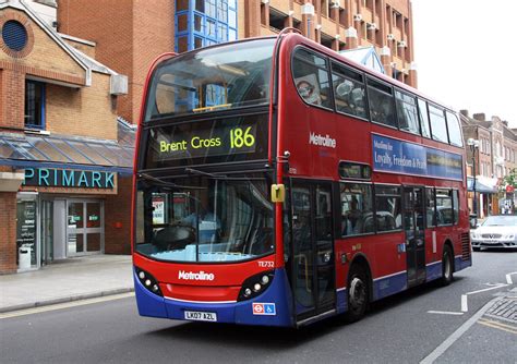 London Bus Routes Route 186 Brent Cross Northwick Park Hospital