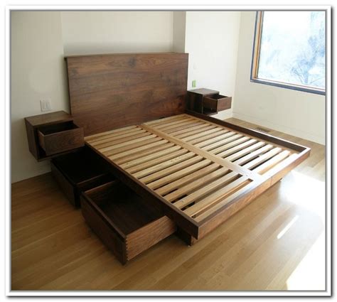 Thankfully, the internet is packed full of fantastic diy bed frame ideas and projects that include blueprints and step by step pictures. King Platform Bed Frames Selections - HomesFeed