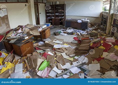 Messy Office Full Of Folders And Papers Stock Photo Image Of Court