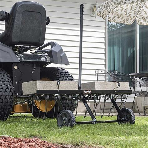 Lawn dethatcher and aerator is very effective on dry patches found on golf courses and sidewalks where people walk frequently, but it works well on all lawn dethatcher and aerator comes in two forms: Lawn Dethatchers: Our Best 8 Picks | The Family Handyman