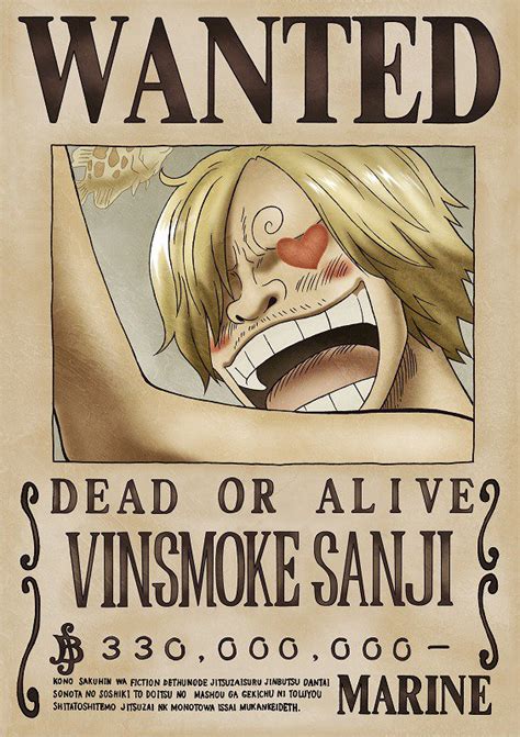 Wanted Posters One Piece Wiki Fandom One Piece Bounties One