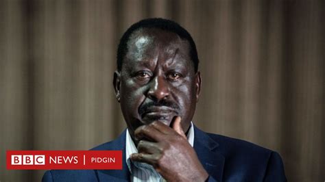 Kenya Raila Odinga Must Do Swear In As President Opposition Bbc News Pidgin