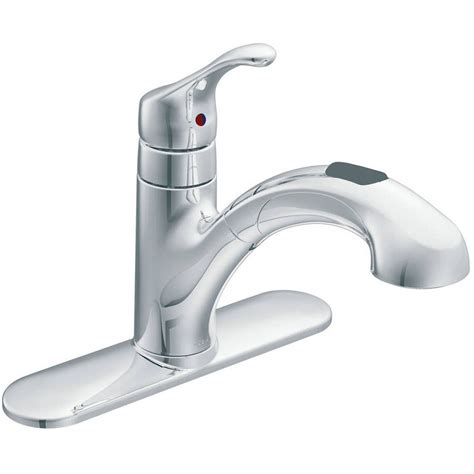 I liked the style/look so much that when the sprayer head had badly broke loose this faucet to an economical way to add great looks to your kitchen. Rona Kitchen Faucets Moen