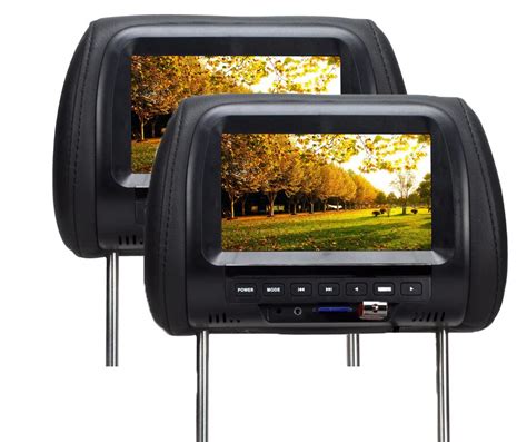 Headrest Monitors In Car Entertainment System Carradioie