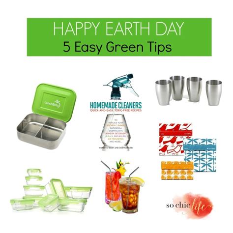 5 Easy Green Tips For Earth Day So Chic Life