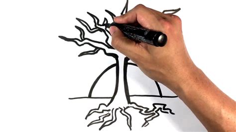 We'll go step by step through drawing a spooky tree more suitable for a halloween scene. How to Draw Scary Tree - Halloween Drawings - YouTube