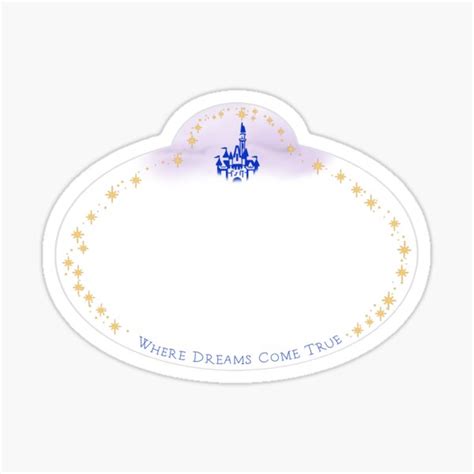 Free 307 Disney Cast Member Name Tag Svg Svg Png Eps Dxf File