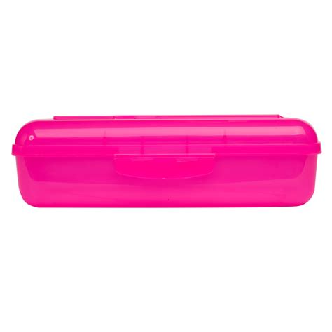 Buy Cra Z Art New School Quality Stackable Pencil Box Case Neon Pink