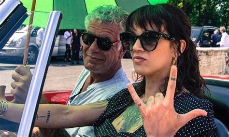 asia argento claims anthony bourdain cheated on her too actress says she did not push him to