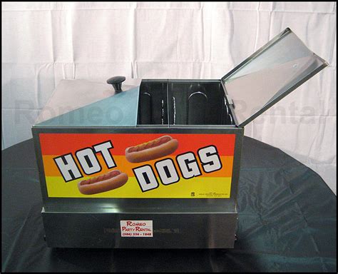 Hot Dog Steamer Romeo Party Rental